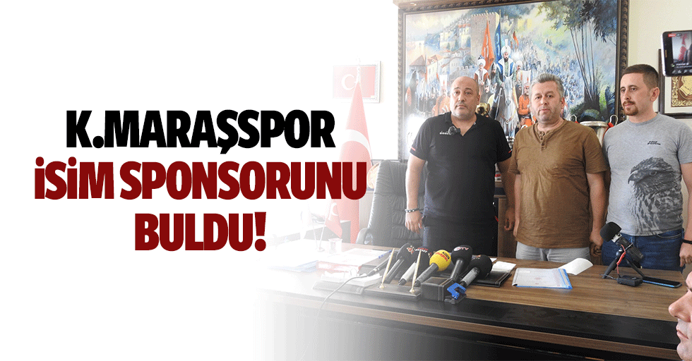 Kahramanmaraşspor İsim Sponsorunu Buldu