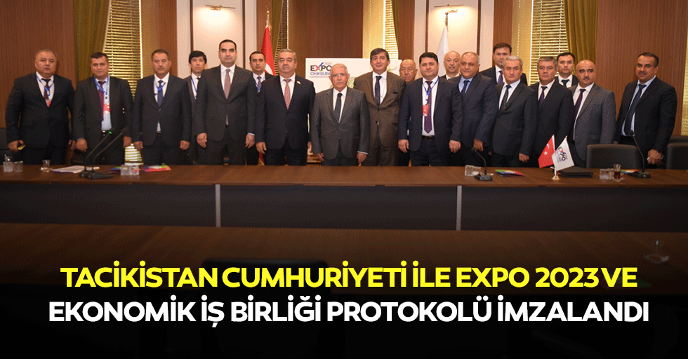 Tacikistan Cumhuriyeti İle Expo 2023 Ve Ekonomik İş Birliği Protokolü İmzalandı