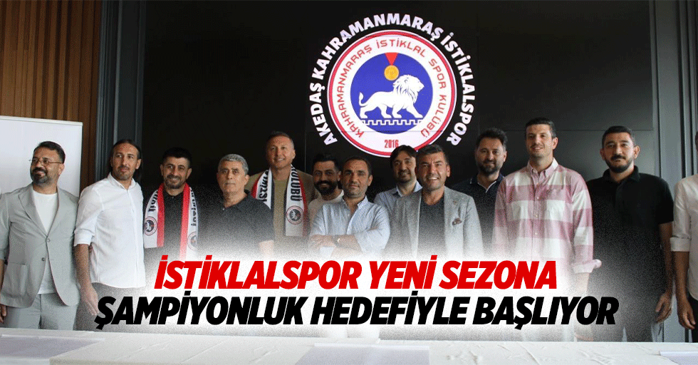 İstiklalspor yeni sezona şampiyonluk hedefiyle başlıyor