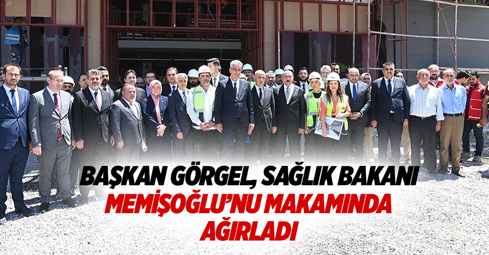 Başkan Görgel, Sağlık Bakanı Memişoğlu’nu Makamında Ağırladı