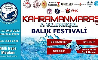 Kahramanmaraş 3. Geleneksel balık festivali başlıyor