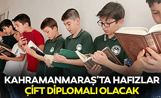 Kahramanmaraş'ta hafızlar çift diplomalı olacak