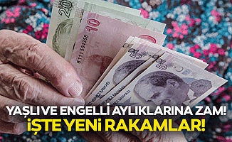 Yaşlı ve engelli aylıkları artırıldı! İşte yeni rakamlar