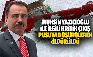 Muhsin Yazıcıoğlu İle İlgili Kritik Çıkış: Pusuya Düşürülerek Öldürüldü