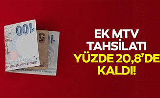 Ek MTV tahsilatı yüzde 20,8’de kaldı!