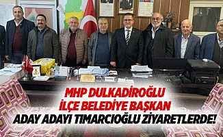 MHP Dulkadiroğlu ilçe belediye başkan aday adayı Tımarcıoğlu ziyaretlerde!