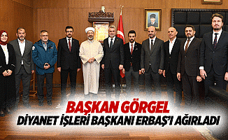 Başkan Görgel, Diyanet İşleri Başkanı Erbaş’ı ağırladı