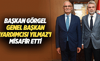 Başkan Görgel, Genel Başkan Yardımcısı Yılmaz’ı Misafir Etti