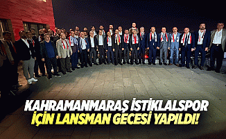 Kahramanmaraş İstiklalspor için lansman gecesi yapıldı!