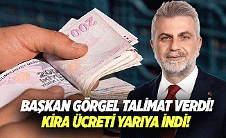 Başkan Görgel talimat verdi! Kira ücreti yarıya indi!