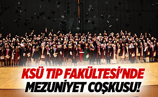 KSÜ Tıp Fakültesi'nde mezuniyet coşkusu!