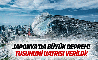 Japonya'da büyük deprem!