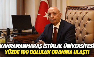 Kahramanmaraş İstiklal Üniversitesi Yüzde 100 Doluluk Oranına Ulaştı