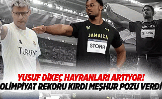 Yusuf Dikeç hayranları artıyor! Olimpiyat rekoru kırdı meşhur pozu verdi