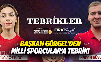 Başkan Görgel’den milli sporcular’a tebrik!